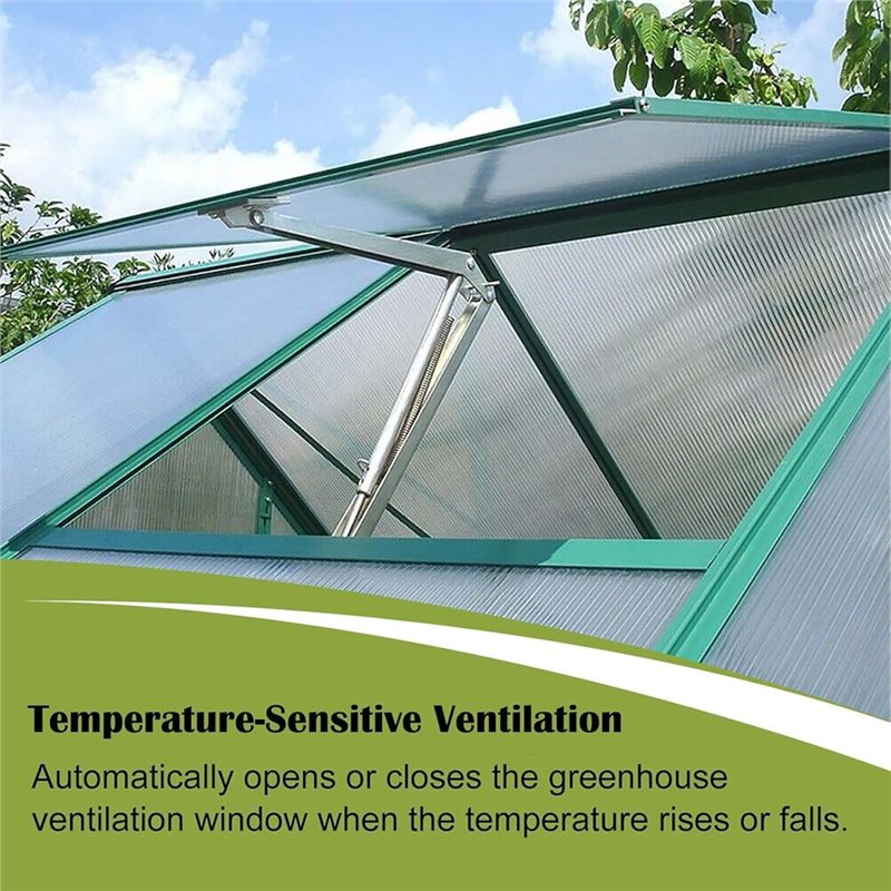 Automatic Greenhouse Roof Vent Opener Solar - LICE-Solar Powered For Greenhouse Auto Roof