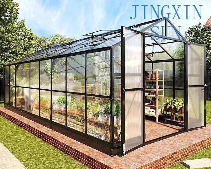 Outdoor Metal Frame Aluminum S - Polycarbonate Greenhouse Aluminum Frame 评论和价格