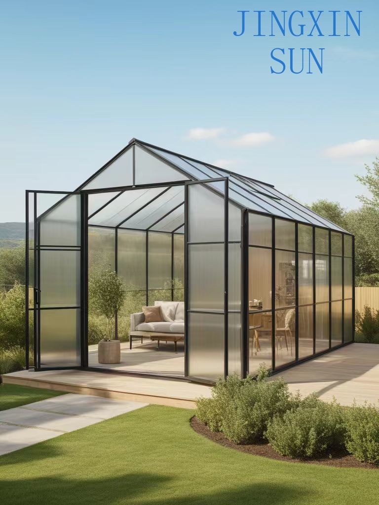 Outdoor Metal Frame Aluminum S - Polycarbonate Greenhouse Aluminum Frame 评论和价格