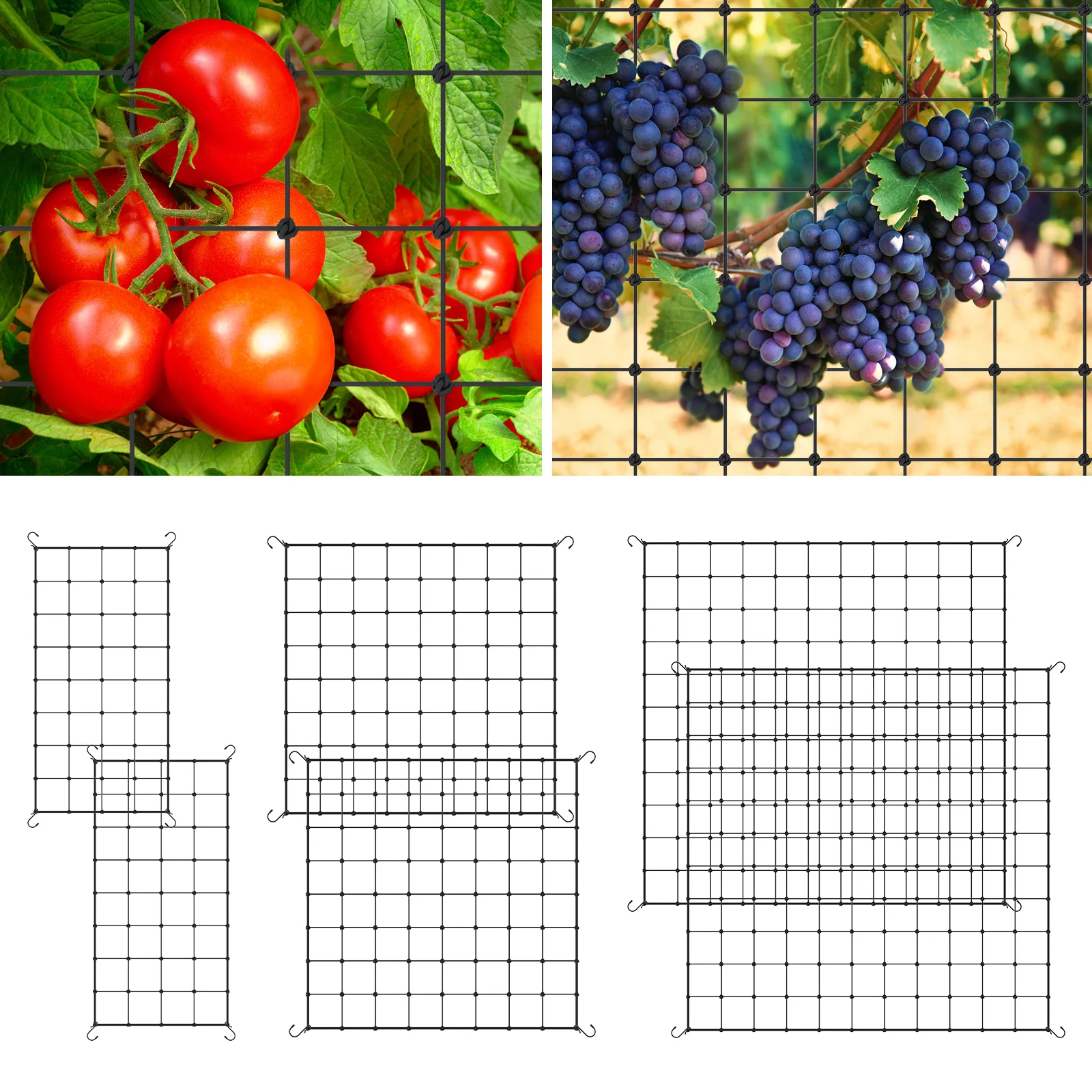 2 Pcs Plant Grow Tent Trellis  - Plant Support Trellis Netting Climbing 评论和价格