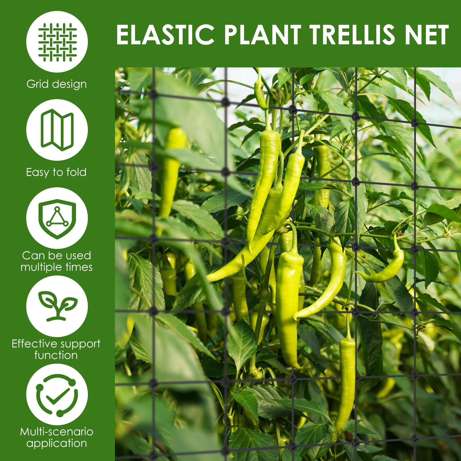 2 Pcs Plant Grow Tent Trellis  - Plant Support Trellis Netting Climbing 评论和价格