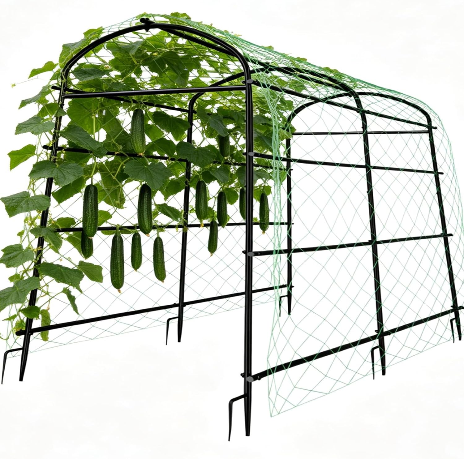 87-Inch Metal Garden Trellis A - Plant Support Trellis Netting Climbing 评论和价格
