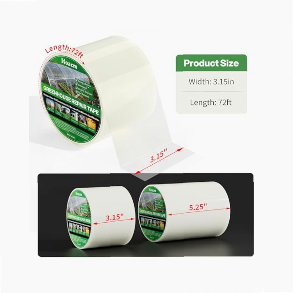 Greenhouse Repair Tape Clear H - Greenhouse Repair Tape Uv Resistant 评论和价格