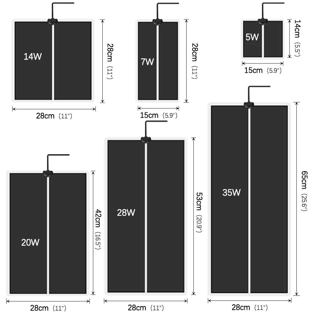 35W-5W Seeds Seedlings Plant H - Plant Seedling Heat Mat Waterproof 评论和价格