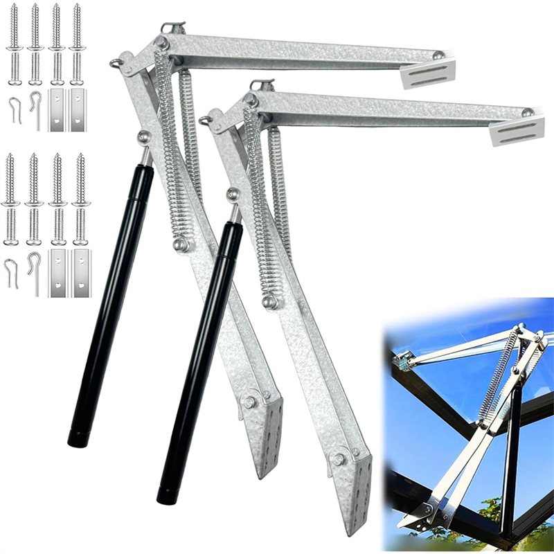 AEE4-2PCS Greenhouse Window Op - Automatic Greenhouse Roof Vent Opener Solar 评论和价格