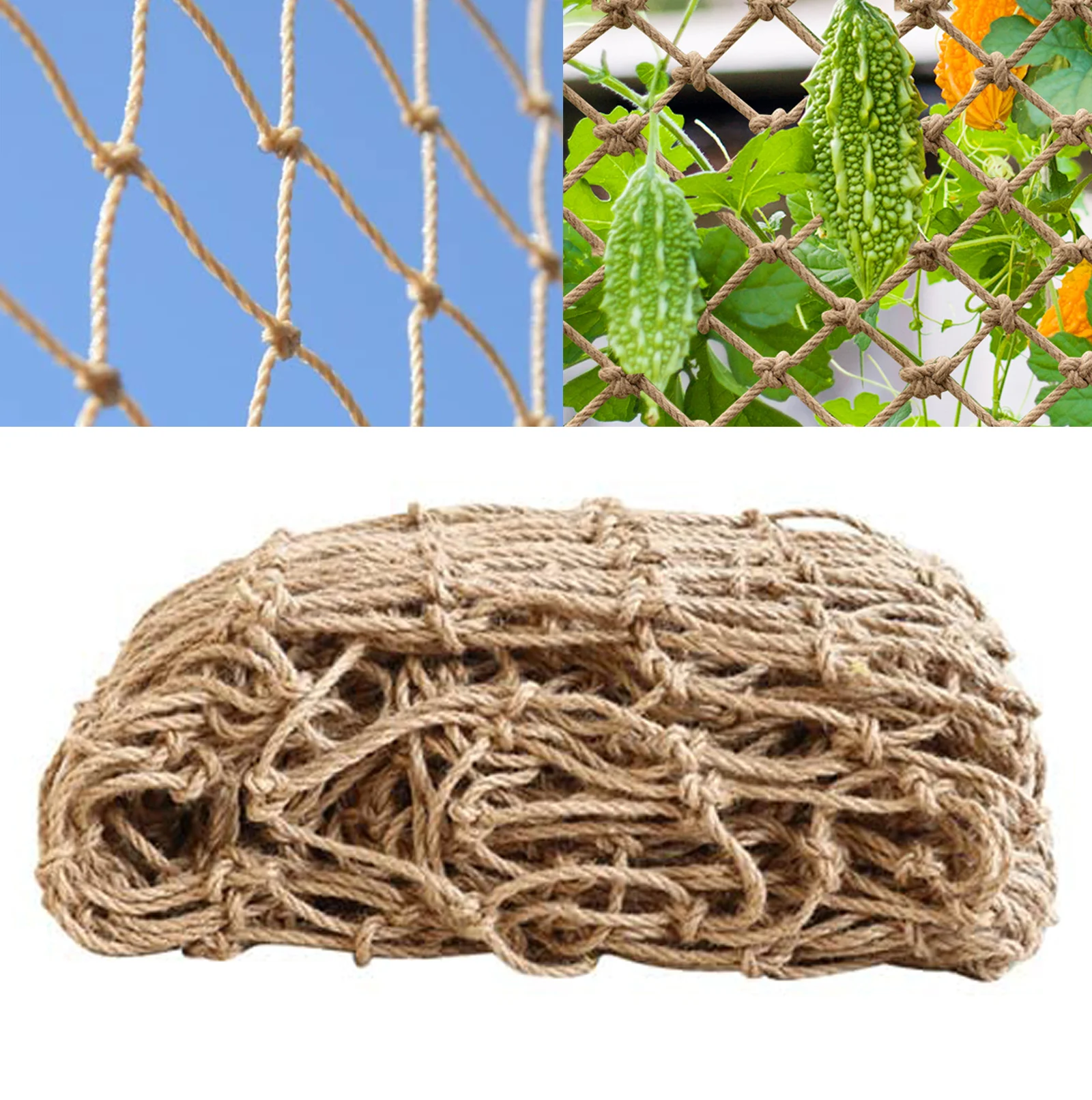 Plant Support Netting Natural  - Plant Support Trellis Netting Climbing 评论和价格