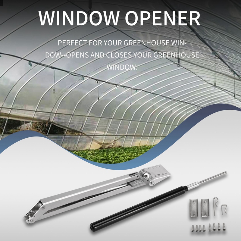 Automatic Aluminum Alloy Green - Automatic Greenhouse Roof Vent Opener Solar 评论和价格