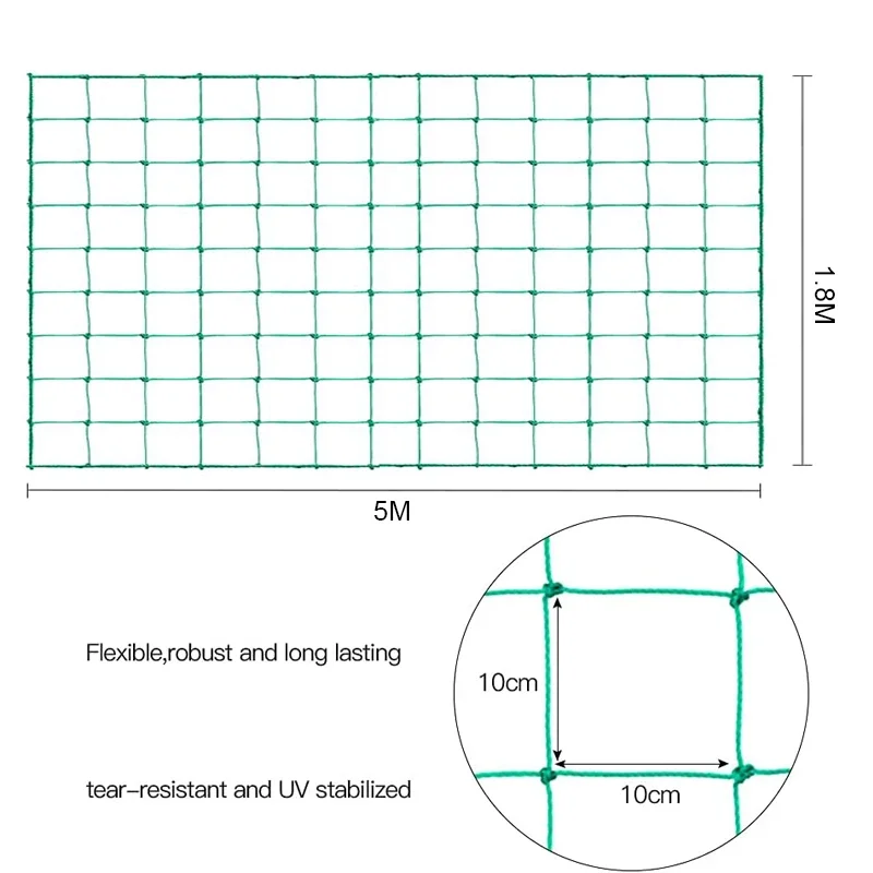 1-2Pcs Heavy Duty Polyester Tr - Plant Support Trellis Netting Climbing 评论和价格