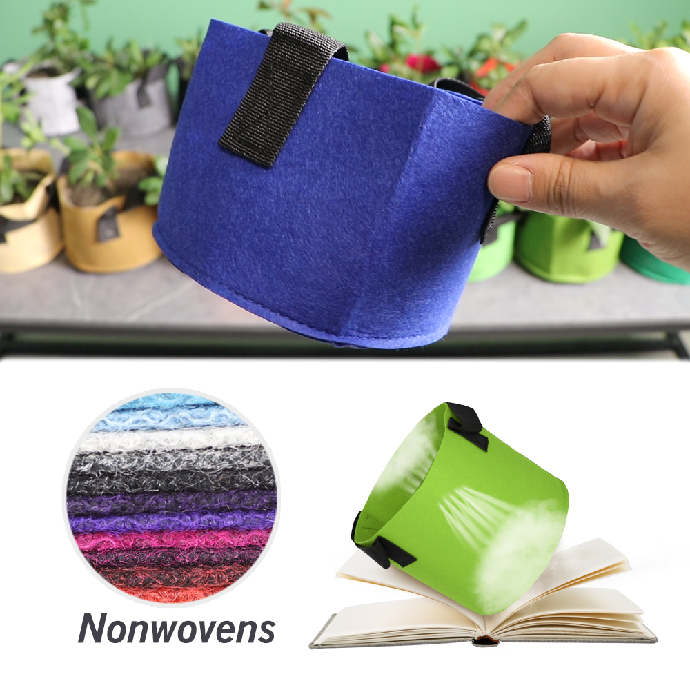 5/10/15 Gallon Garde Grow Bags - Plant Nursery Grow Bags Fabric 5 Gallon 评论和价格