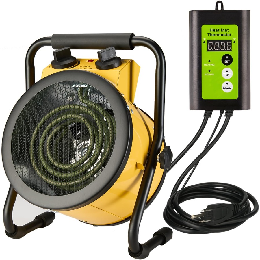 Greenhouse Heater with Digital - Greenhouse Heater Electric Digital Thermostat 评论和价格