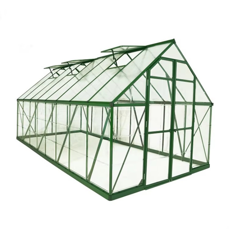 6Ft * 12ft outdoor walk-in pol - Polycarbonate Greenhouse Aluminum Frame 评论和价格