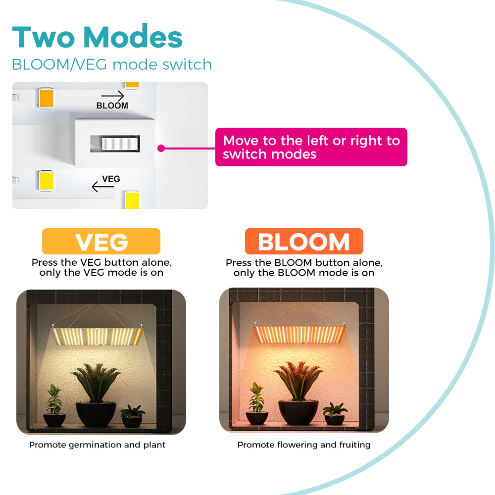 350W LED Plant Gorw Light Full - Seed Starter Tray Kit With Grow Light 评论和价格