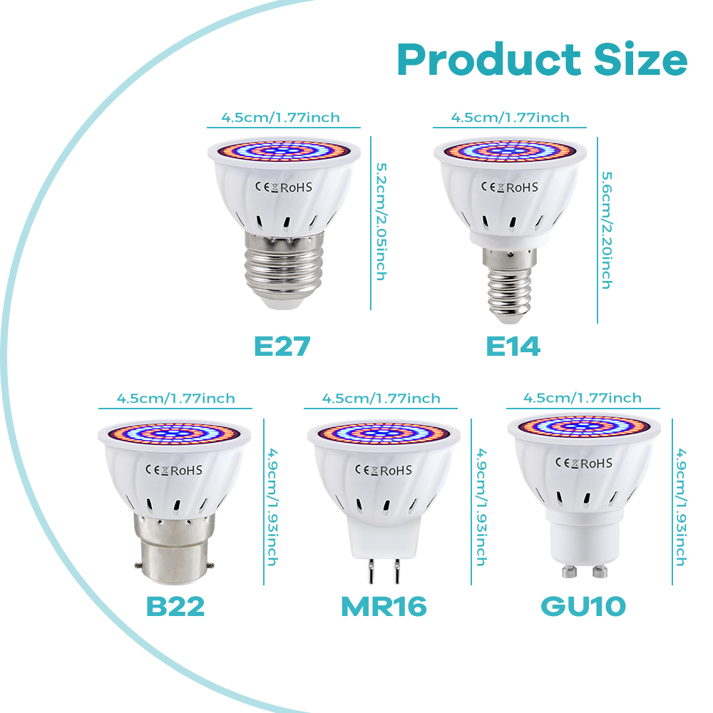 Plant Grow Light 220V LED Grow - Seed Starter Tray Kit With Grow Light 评论和价格