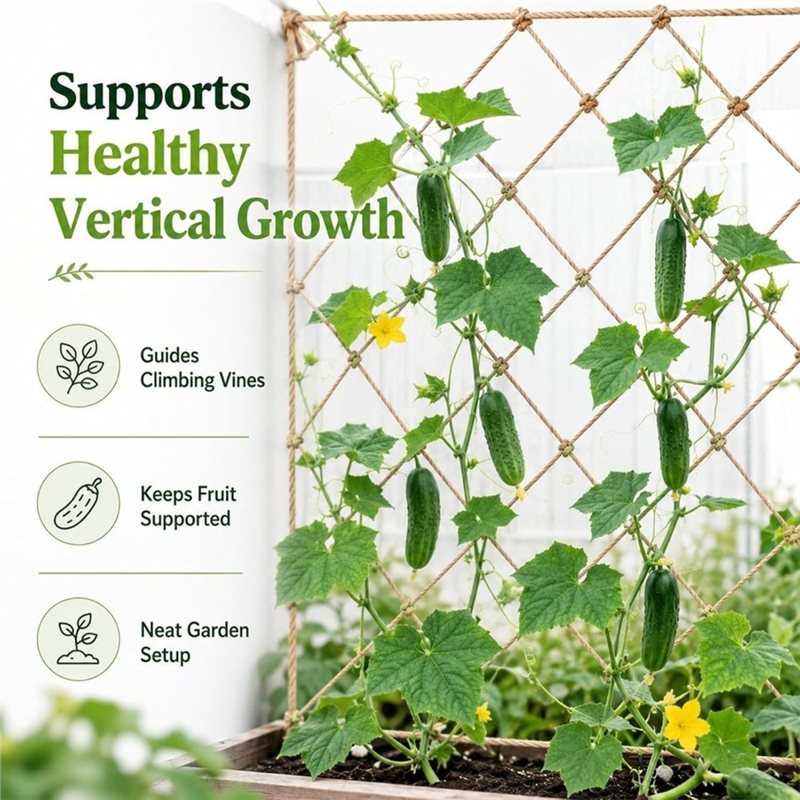 PHFU-Jute Trellis Netting For  - Plant Support Trellis Netting Climbing 评论和价格