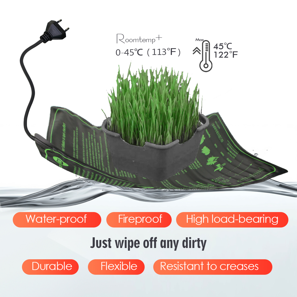 17.5W 45W 100W Garden Seedling - Plant Seedling Heat Mat Waterproof 评论和价格