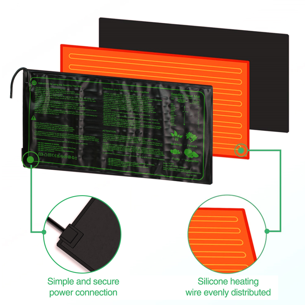 Seedling Heating Pad 3 Sizes W - Plant Seedling Heat Mat Waterproof 评论和价格