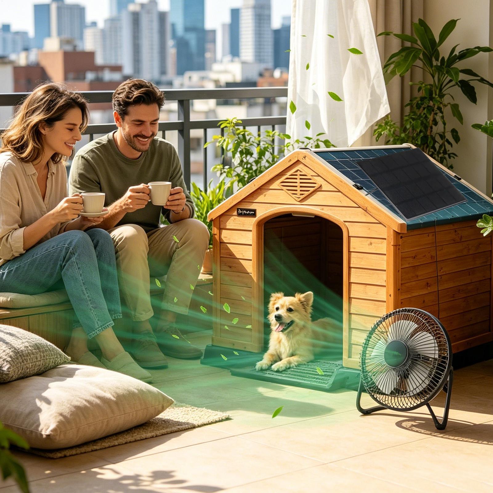 Solar Greenhouse Fan 5W Waterp - Greenhouse Circulation Fan Waterproof 评论和价格
