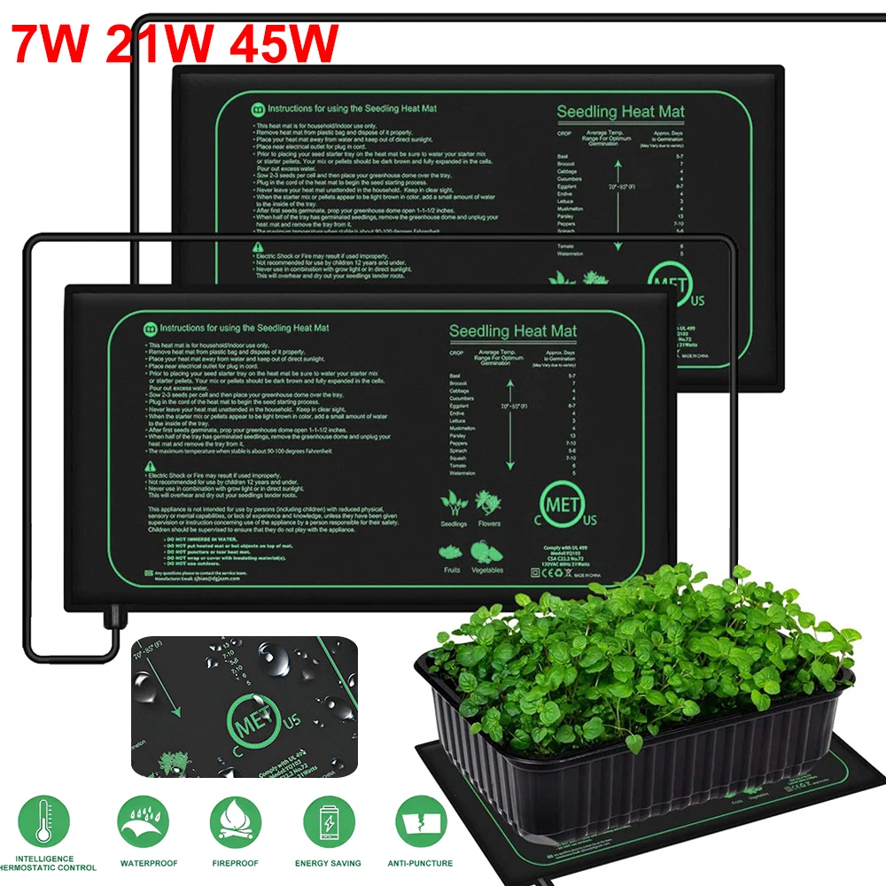 10/25/50CM Seedling Heat Mat I - Plant Seedling Heat Mat Waterproof 评论和价格