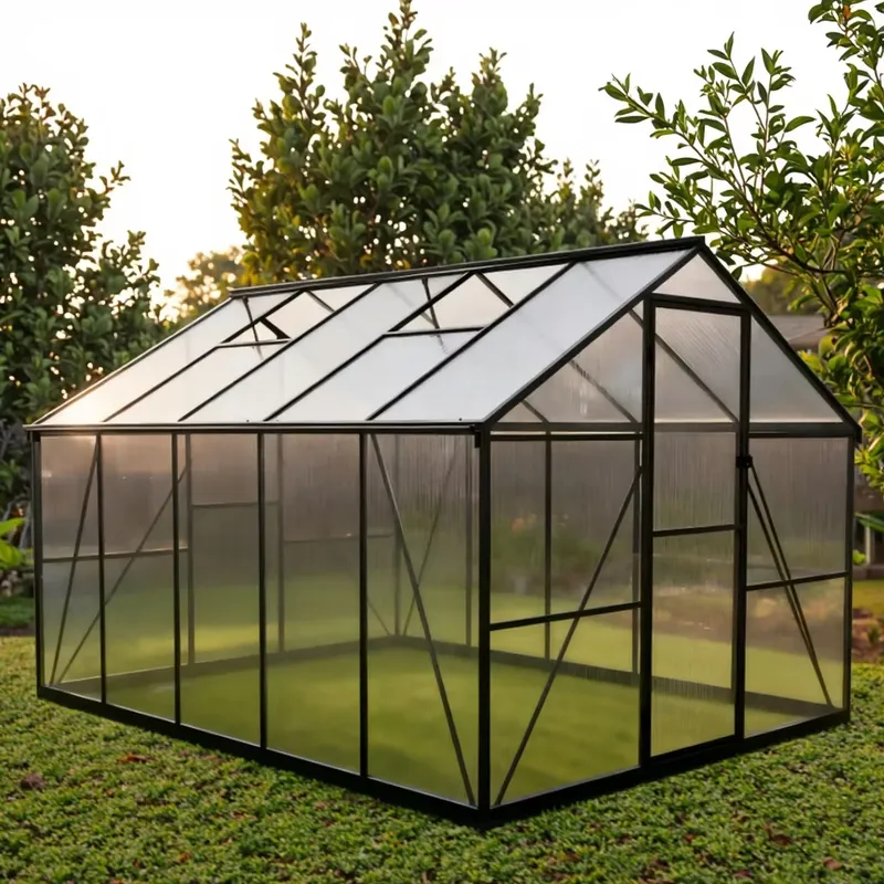 Premium Large Outdoor Modern A - Polycarbonate Greenhouse Aluminum Frame 评论和价格
