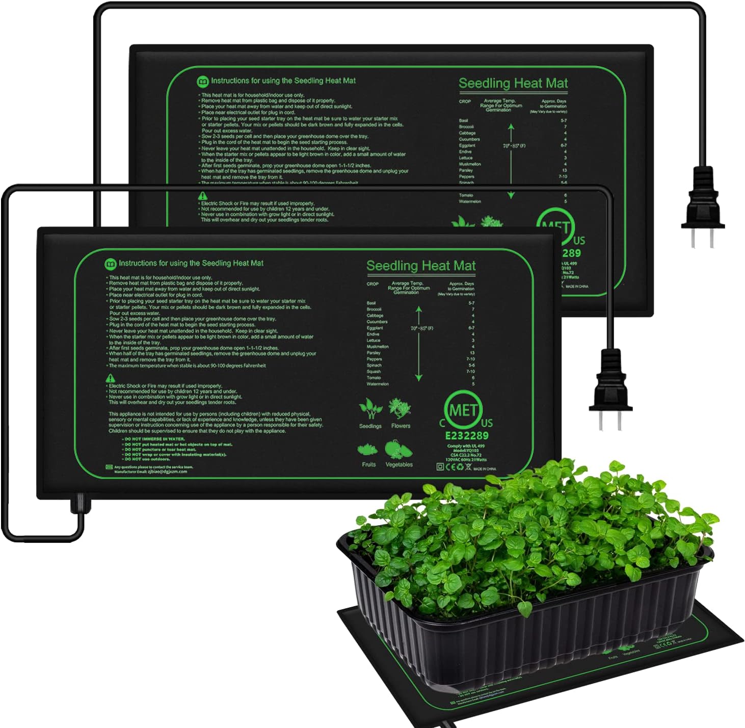 10/25/50CM Seedling Heat Mat I - Plant Seedling Heat Mat Waterproof 评论和价格