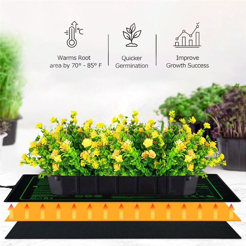 AEE4-Seedling Heating Mat,Warm - Plant Seedling Heat Mat Waterproof 评论和价格